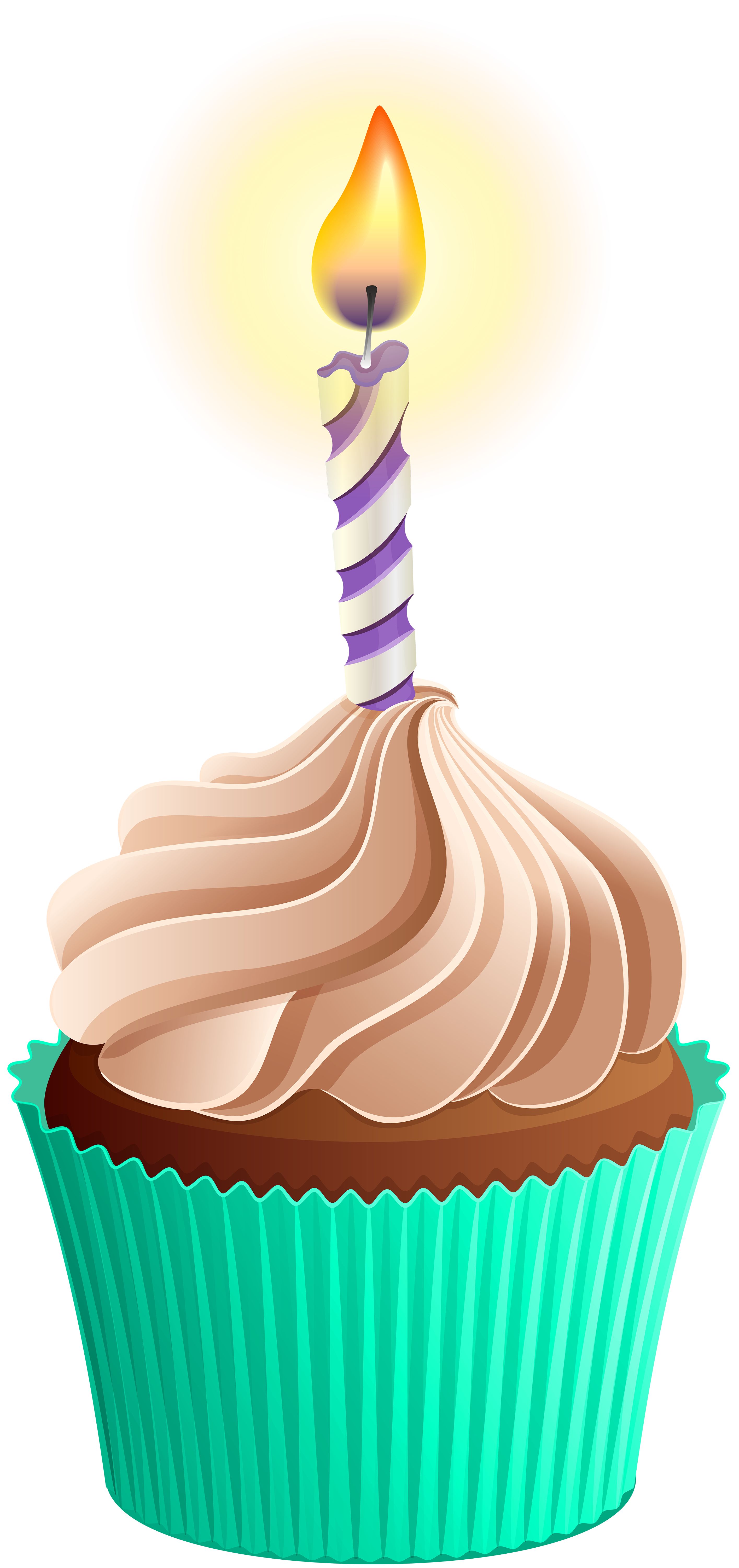 Birthday Cupcake PNG Clip Art Image​